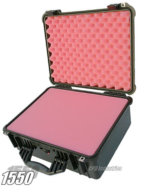 Pelican 1550&nbsp;Case with Polyurethane Pink Anti-Static Foam