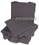 Pelican 1560 case with foam liner & foam layers