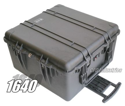 Pelican 1640 empty carrying case with wheels