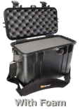pelican 1430 case (open) with foam