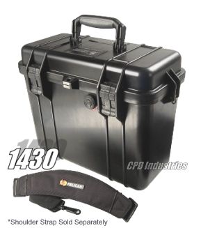 Pelican 1430 top loader case with wheels