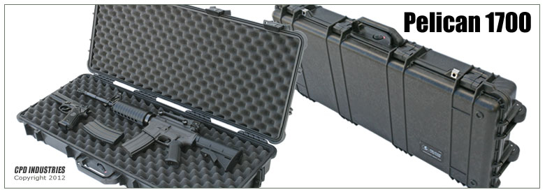 Gun aficionados rely on the Pelican 1700 case for protection