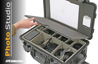 Pelican Studio Case - Apple MacBook (13.3-, 15" or Air) Laptop Computer & Camera Carry-On Case