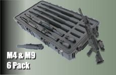M4 Carbine and M9 Case 6 Pack