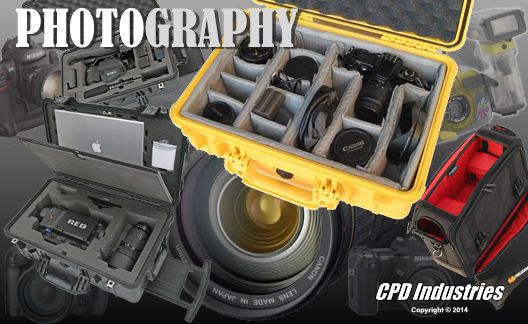 Camera cases by Pelican, the choice of professional Photographers. Great for Digital Cameras, Audio and Video, SRLs, Lenses, Optics, Electronics. This Case is indestructible, airtight and watertight and carry an Unconditional Lifetime Warranty. Eleven models to choose from.
