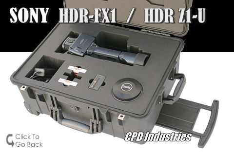 Sony HDR-FX1 / HDR-Z1-U Camcorder Carrying Case