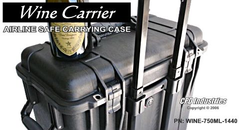 Wine Carrier - Airline safe - Check-in hard case